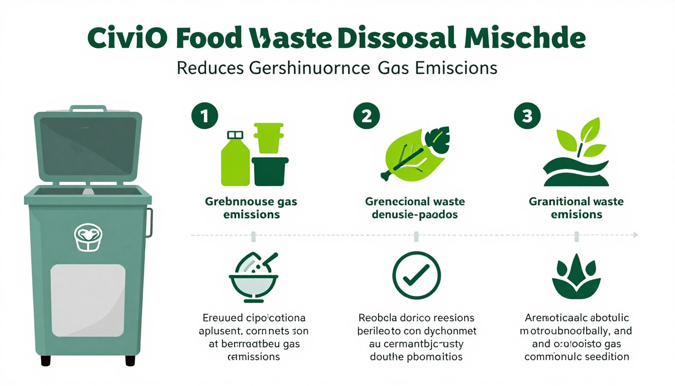 เครื่องย่อยสลายเศษอาหาร CiviO ช่วยลดการปล่อยก๊าซเรือนกระจก เครื่องย่อยสลายเศษอาหาร CiviO ช่วยลดการปล่อยก๊าซเรือนกระจก