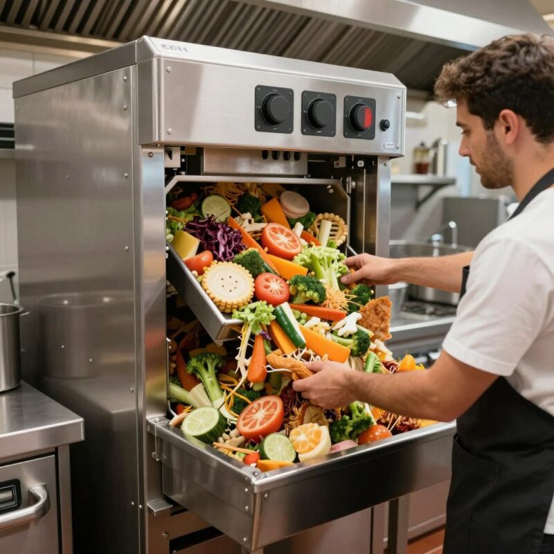 เครื่องย่อยสลายเศษอาหาร CiviO ในโรงแรม เครื่องย่อยสลายเศษอาหาร CiviO ในโรงแรม